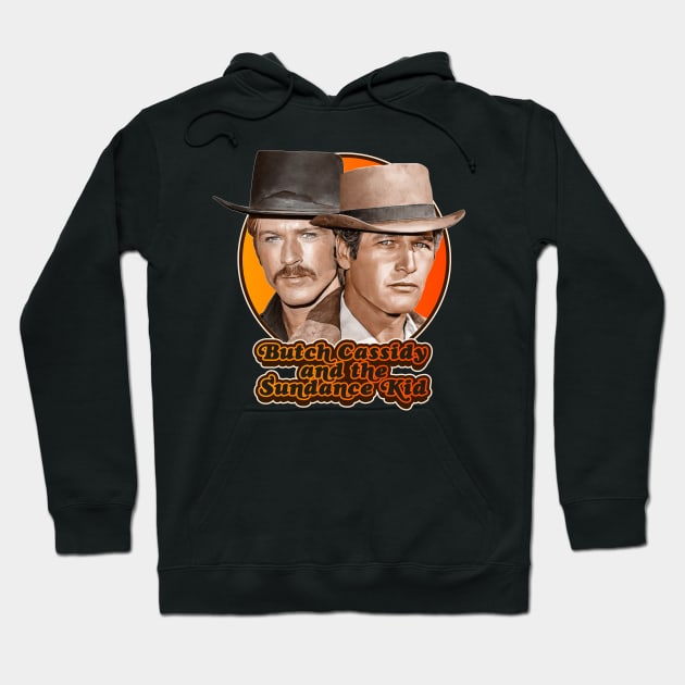 Retro Butch Cassidy and the Sundance Kid Tribute Hoodie by darklordpug